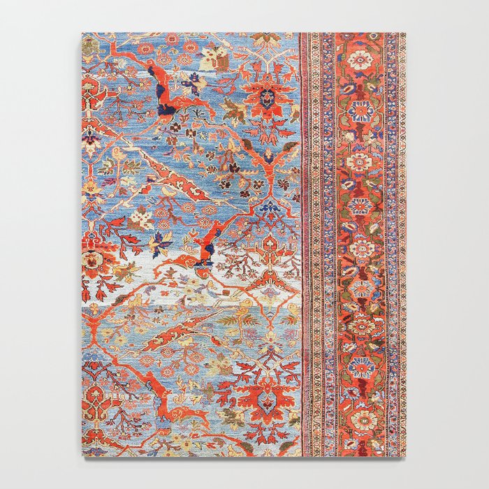 Sultanabad Antique Persian Rug Print Notebook Gallery Image 4