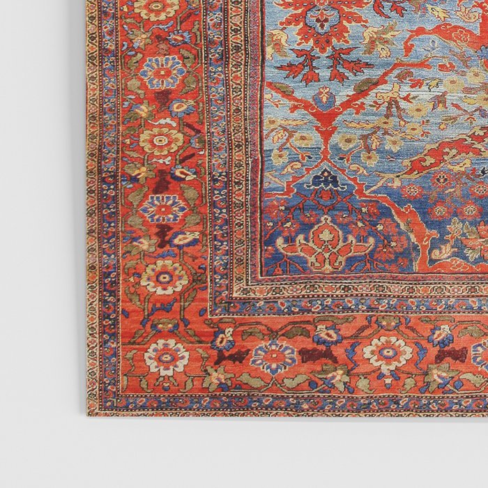 Sultanabad Antique Persian Rug Print Poster Gallery Image 3
