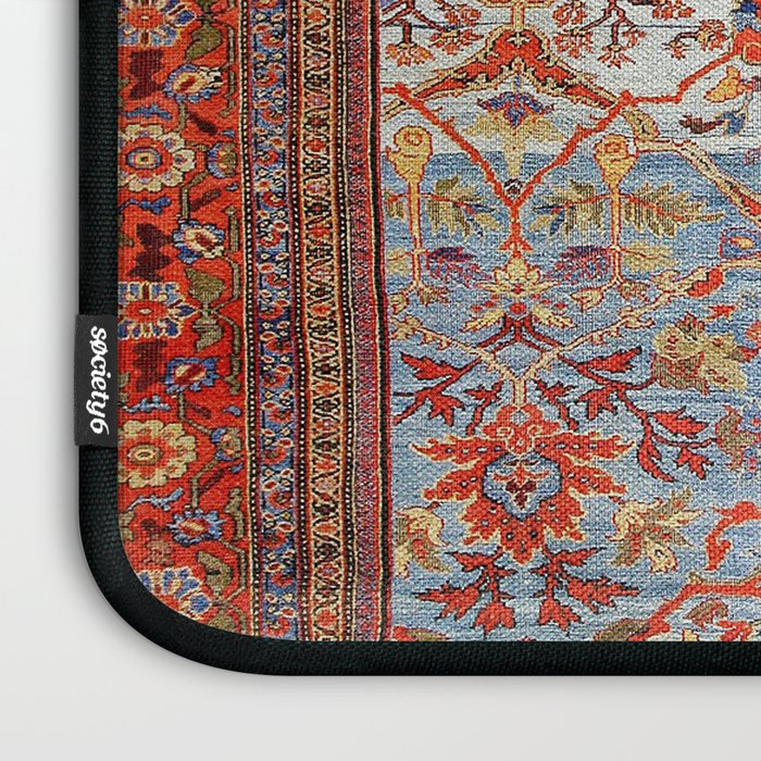 Sultanabad Antique Persian Rug Print Laptop Sleeve Gallery Image 3