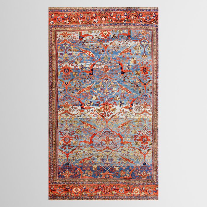 Sultanabad Antique Persian Rug Print Tablecloth Gallery Image 2