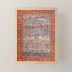 Sultanabad Antique Persian Rug Print Mini Art Print Gallery Image 1
