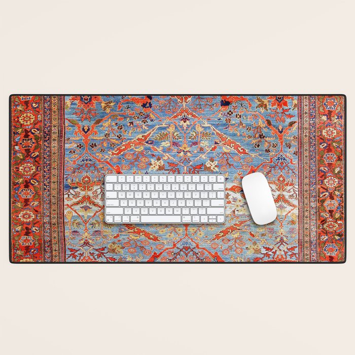 Sultanabad Antique Persian Rug Print Desk Mat Gallery Image 1