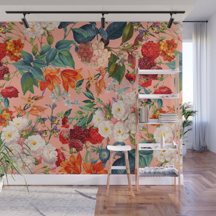 Chintzy Florals III Wall Mural Gallery Image 1
