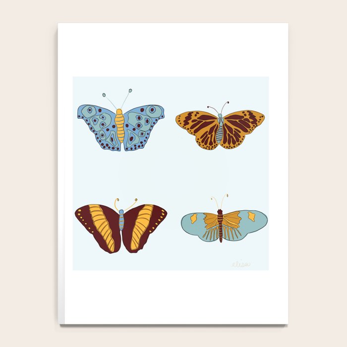 Fall butterflies Notebook Gallery Image 4