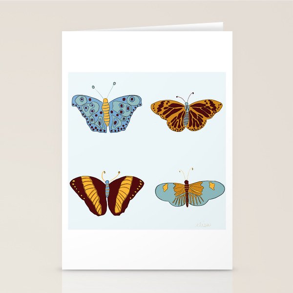 Fall butterflies Stationery Card Gallery Image 2