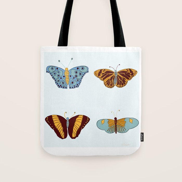 Fall butterflies Tote Bag Gallery Image 1