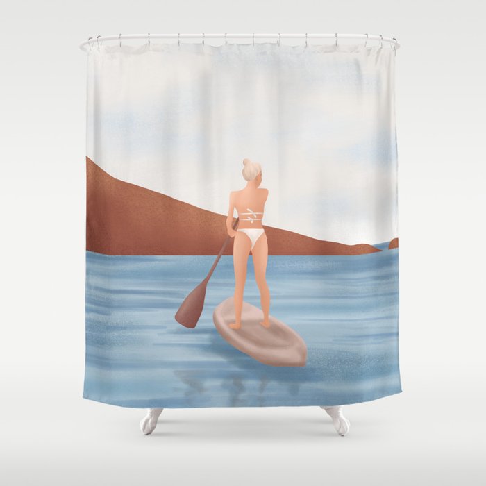 Summer Vacation II Shower Curtain Gallery Image 1