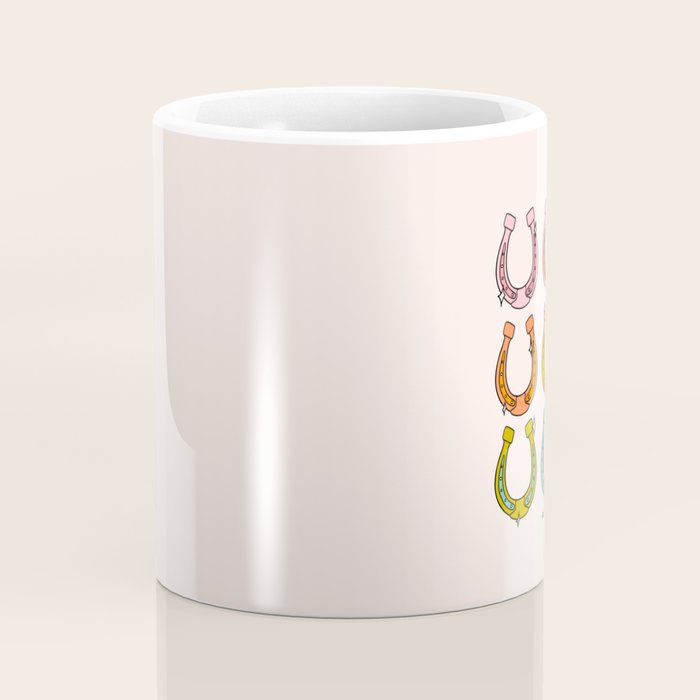 Rainbow Horseshoe Coffee Mug Gallery Image 4