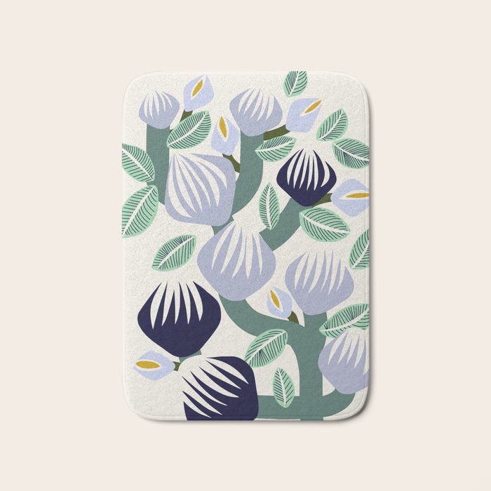 expectant iteration bold branch Bath Mat Gallery Image 1