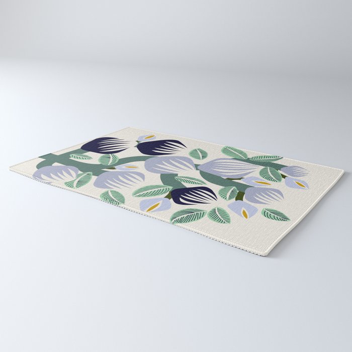 expectant iteration bold branch Rug Gallery Image 3