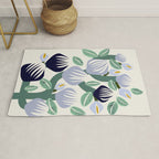 expectant iteration bold branch Rug Gallery Image 1