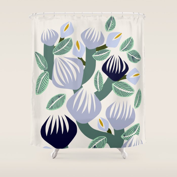 expectant iteration bold branch Shower Curtain Gallery Image 1