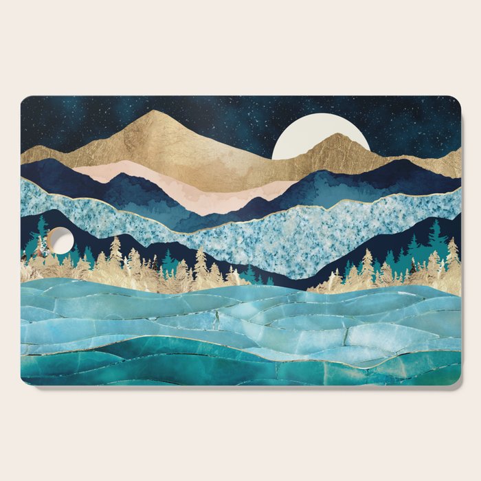 Midnight Ocean Cutting Board Gallery Image 1