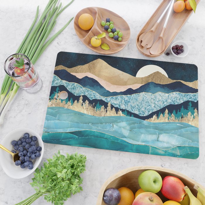 Midnight Ocean Cutting Board Gallery Image 2