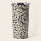 Moody Blooms Dark Neutral Travel Mug Gallery Image 1