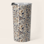 Moody Blooms Dark Neutral Travel Mug Gallery Image 3