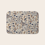 Moody Blooms Dark Neutral Bath Mat Gallery Image 1