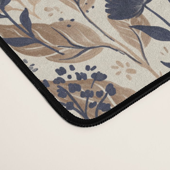 Moody Blooms Dark Neutral Desk Mat Gallery Image 4