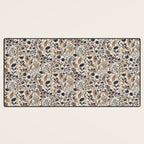 Moody Blooms Dark Neutral Desk Mat Gallery Image 3