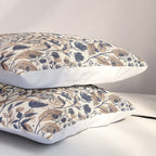 Moody Blooms Dark Neutral Pillow Sham Gallery Image 3