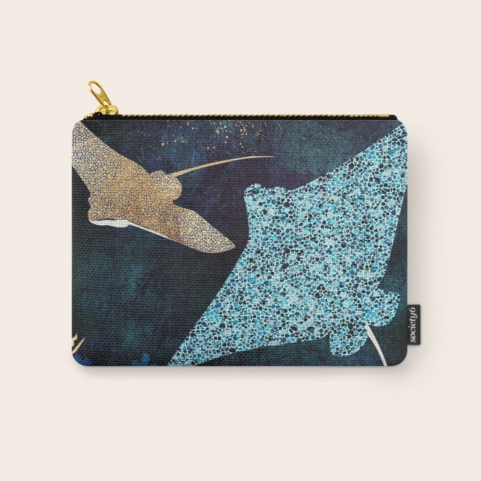 Metallic Stingray II Carry All Pouch Gallery Image 1