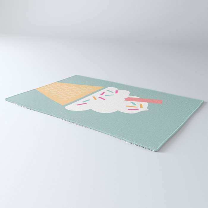 Ice Cream (Mint) Rug Gallery Image 3