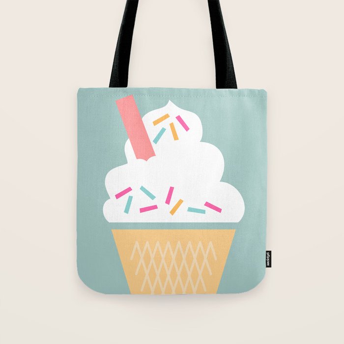 Ice Cream (Mint) Tote Bag Gallery Image 1