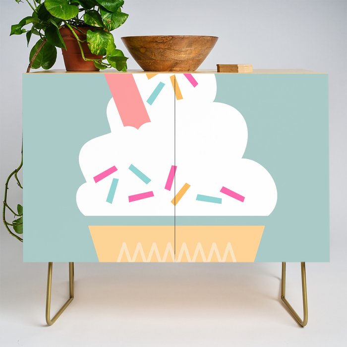 Ice Cream (Mint) Credenza Gallery Image 1
