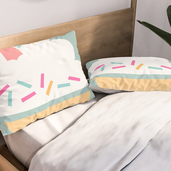 Ice Cream (Mint) Pillow Sham Gallery Image 2