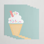 Ice Cream (Mint) Wrapping Paper Gallery Image 3