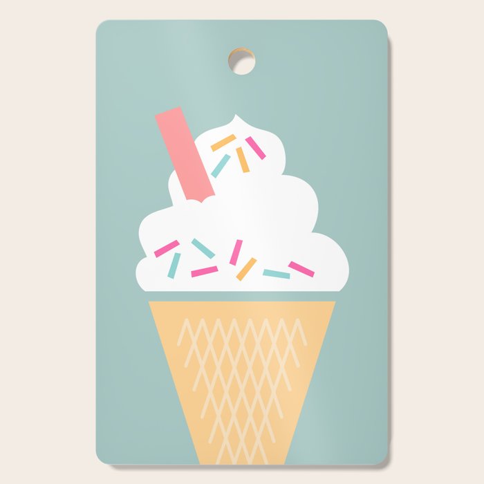 Ice Cream (Mint) Cutting Board Gallery Image 1