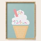 Ice Cream (Mint) Serving Tray Gallery Image 1