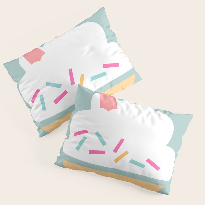Ice Cream (Mint) Pillow Sham Gallery Image 1