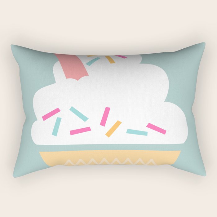 Ice Cream (Mint) Rectangular Pillow Gallery Image 1
