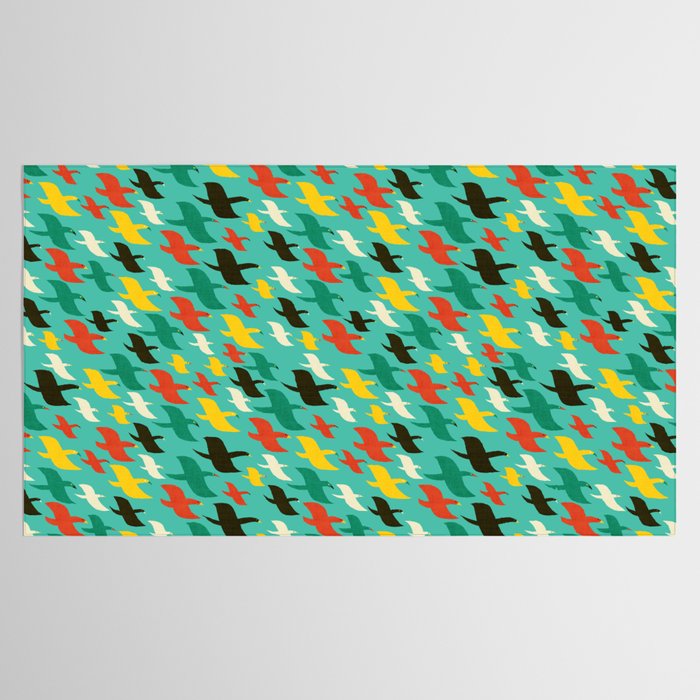 Birds are flying Tablecloth Gallery Image 2