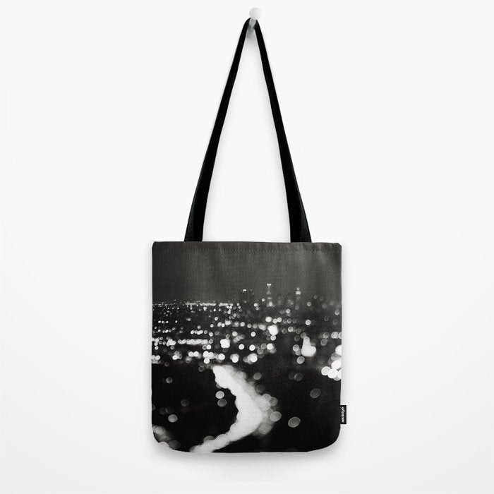 Los Angeles cityscape. L.A. Noir Tote Bag Gallery Image 2
