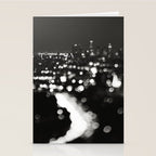 Los Angeles cityscape. L.A. Noir Stationery Card Gallery Image 2