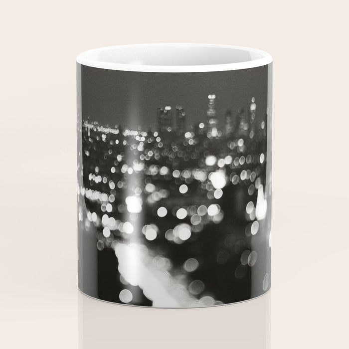 Los Angeles cityscape. L.A. Noir Coffee Mug Gallery Image 4