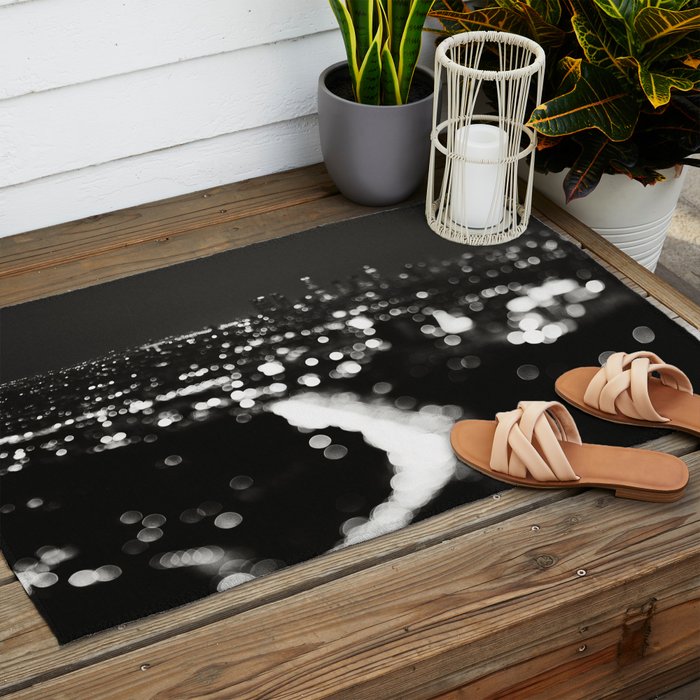 Los Angeles cityscape. L.A. Noir Outdoor Rug Gallery Image 2
