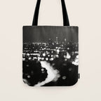 Los Angeles cityscape. L.A. Noir Tote Bag Gallery Image 1