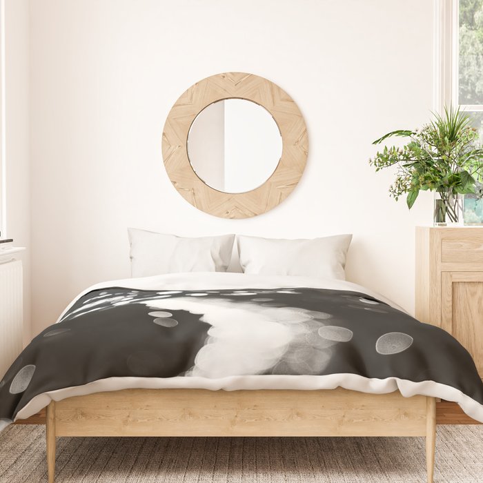Los Angeles cityscape. L.A. Noir Duvet Cover Gallery Image 3