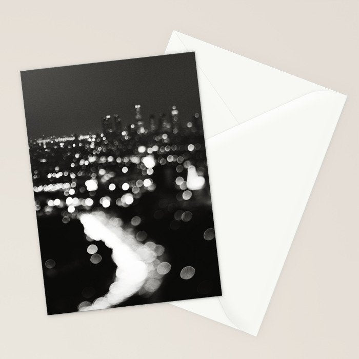 Los Angeles cityscape. L.A. Noir Stationery Card Gallery Image 2