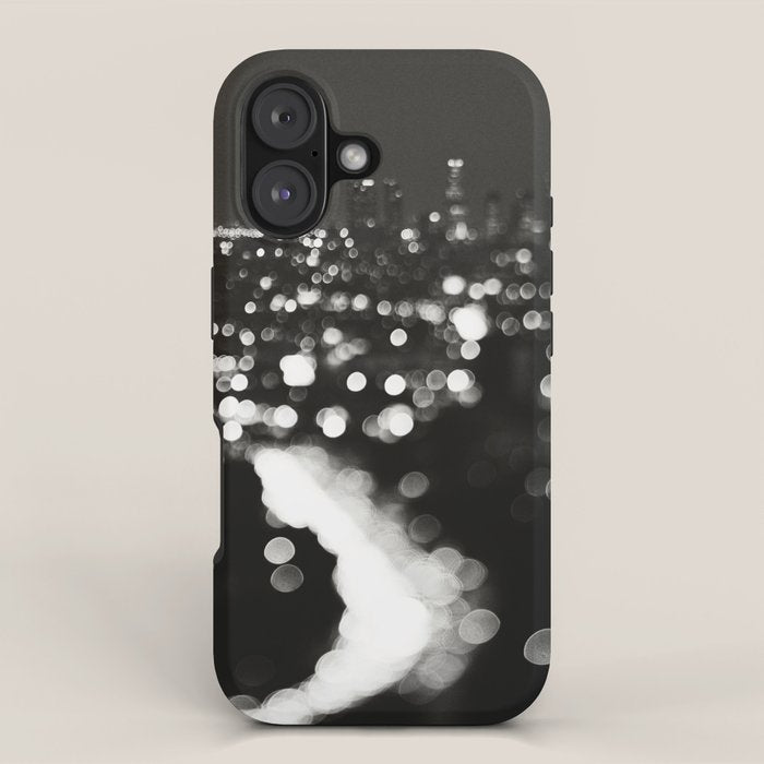 Los Angeles cityscape. L.A. Noir iPhone Case
