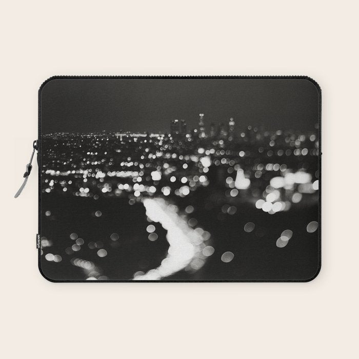 Los Angeles cityscape. L.A. Noir Laptop Sleeve Gallery Image 1