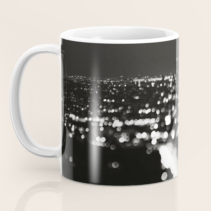 Los Angeles cityscape. L.A. Noir Coffee Mug Gallery Image 3