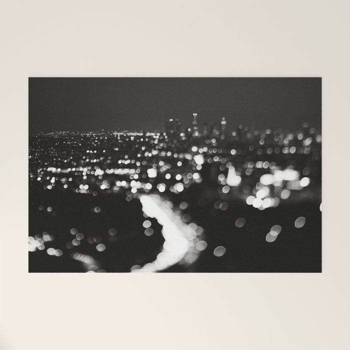 Los Angeles cityscape. L.A. Noir Welcome Mat Gallery Image 1