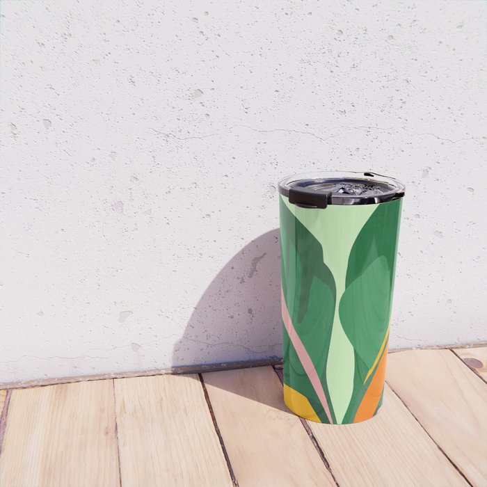 Things Are Looking Up / Tropical Greenery Travel Mug Gallery Image 4