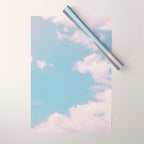 Every Cloud Has a Pink Lining Wrapping Paper Gallery Image 1