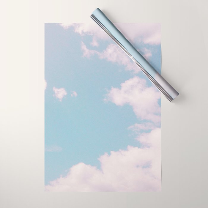 Every Cloud Has a Pink Lining Wrapping Paper Gallery Image 1