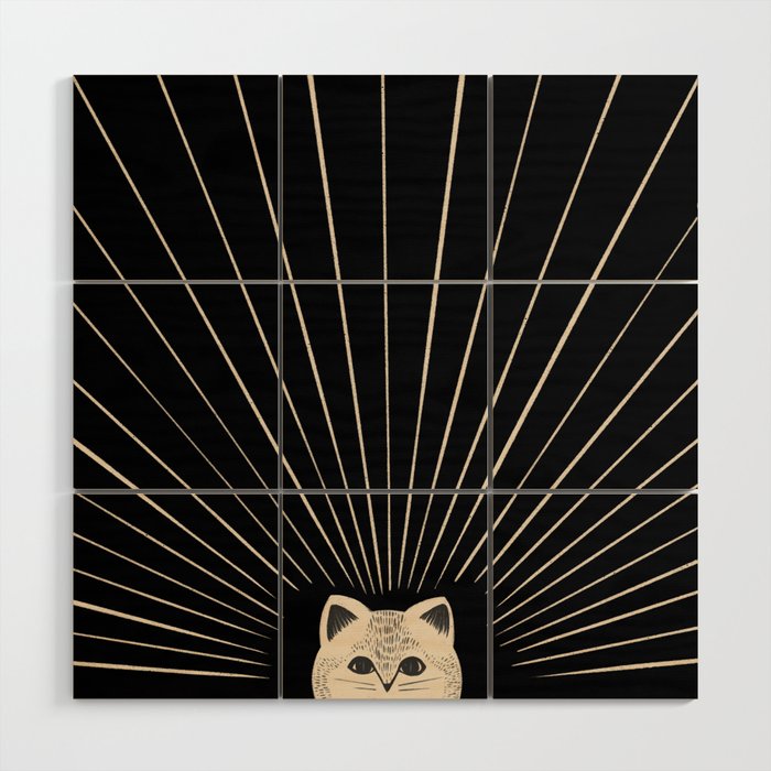 Good Morning son - Kitty 2 Wood Wall Art Gallery Image 1